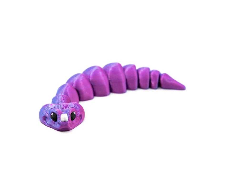 3D Printed Multicolor Gaboon Viper - Mini