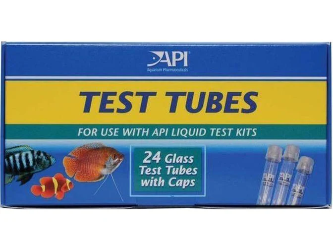 API Glass Test Tubes with Caps