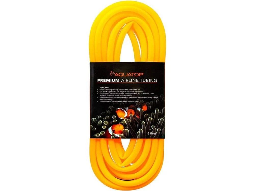 Aquatop Airline Tubing Neon Orange, 1ea/13 ft - Image 2