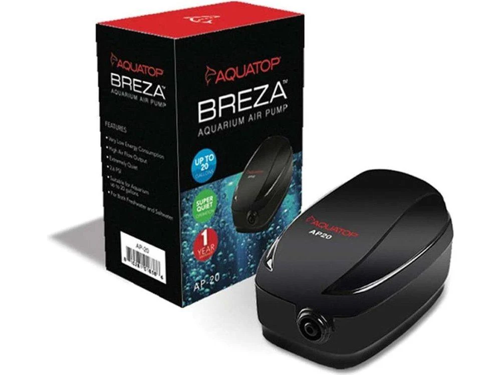 Aquatop BREZA Aquarium Air Pump Up to 20gal