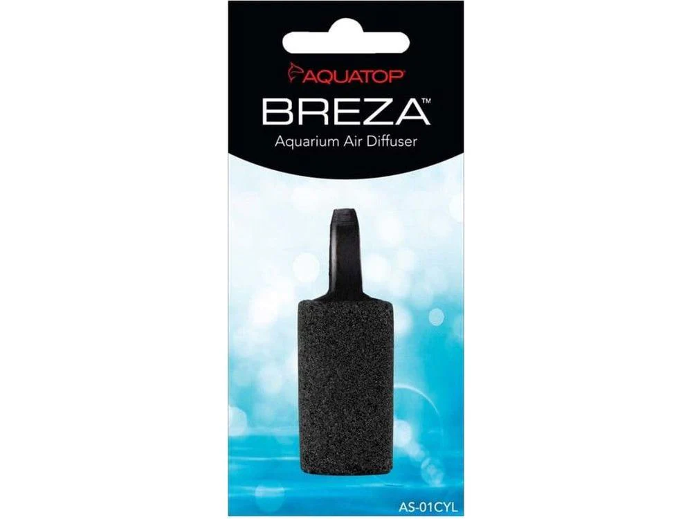 Aquatop BREZA Aquarium Diffuser Air Stone Black 1ea/1 in, 1 pk