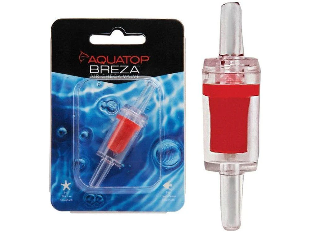 Aquatop Check Valve/Air Filter Red, Clear 1ea/2 in