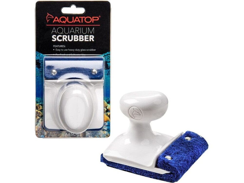 Aquatop Glass Aquarium Hand Held Scrubber Padded 1ea - Image 2