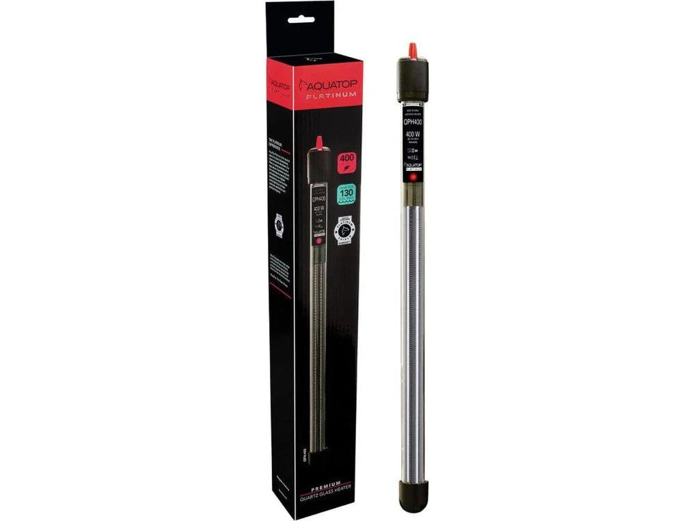 Aquatop Quartz Platinum Glass Heater 80-130 gal