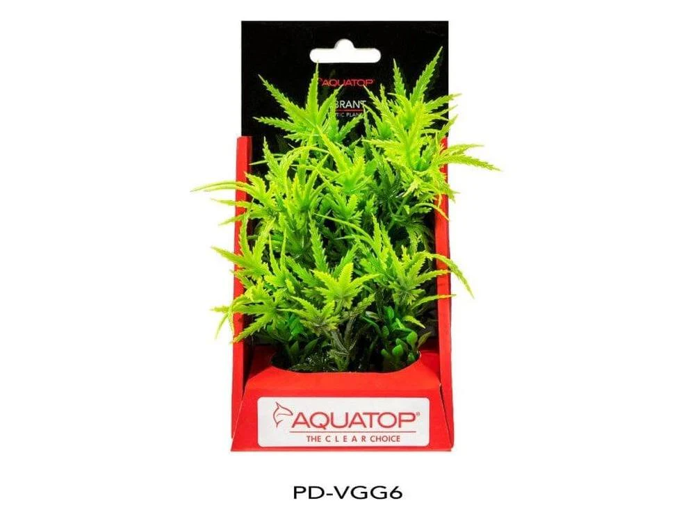 Aquatop Vibrant Garden Plant Green, 6 in