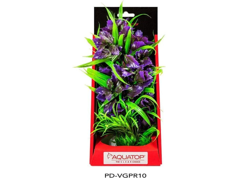Aquatop Vibrant Garden Plant Purple, 10 in