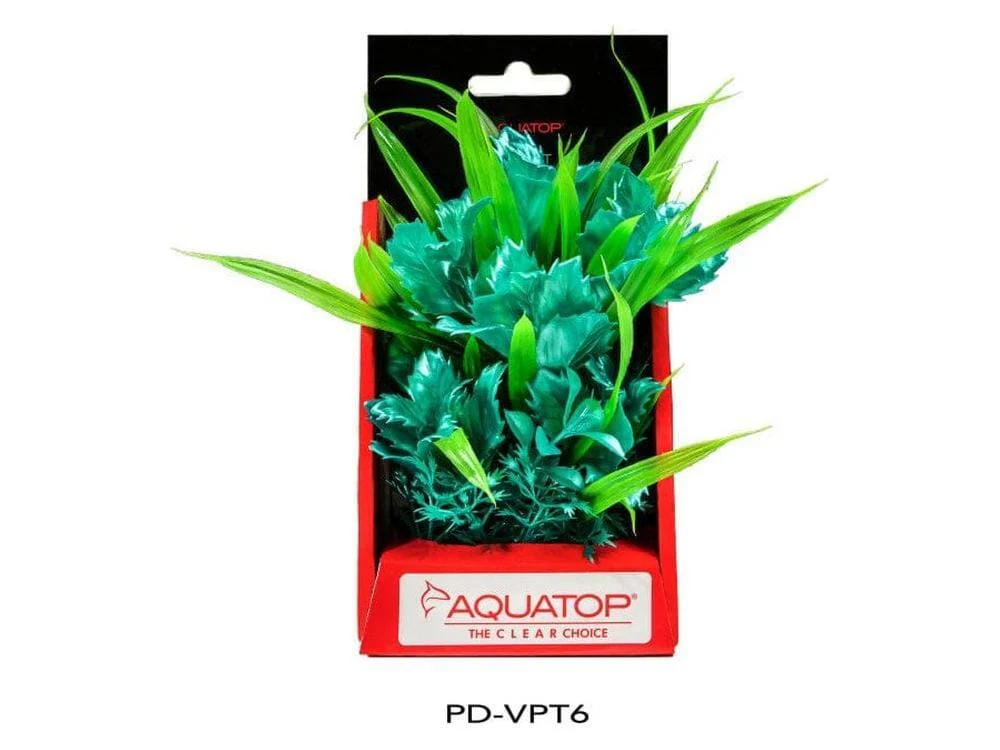 Aquatop Vibrant Passion Plant Turquoise, 1ea/6 in - Image 2