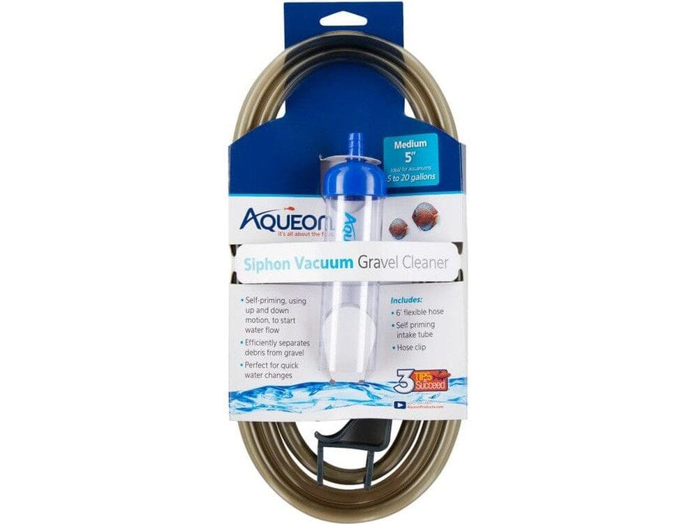Aqueon Aquarium Siphon Vacuum Gravel Cleaner No Bulb, 1ea/Medium - 5 in - Image 2