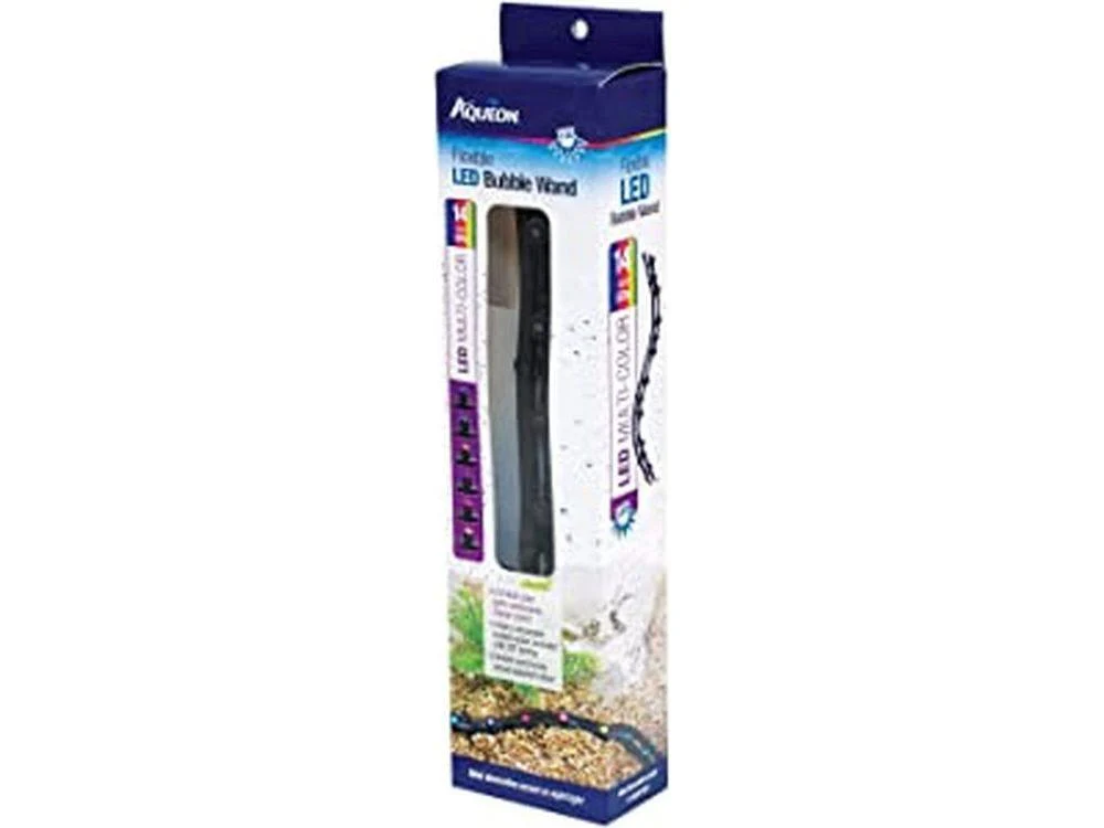 Aqueon Flexible LED Bubble Wand, Multi-Color, 14"
