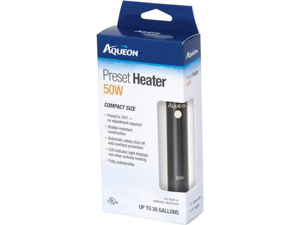 Aqueon Preset Heaters 50W Compact Size