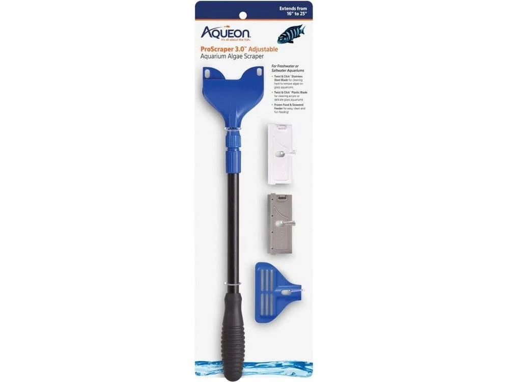 Aqueon ProScraper 3.0Ã¢?¢ Adjustable Aquarium Algae Scraper 1ea
