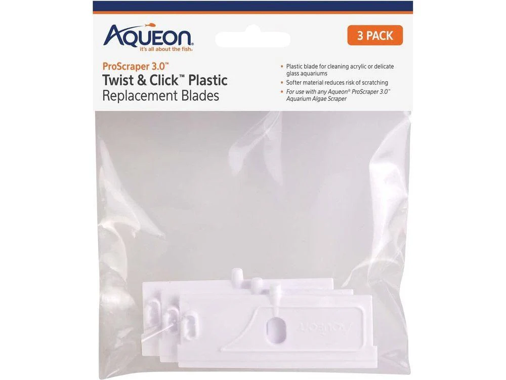 Aqueon ProScraper 3.0 Twist & Click Plastic Replacement Blades
