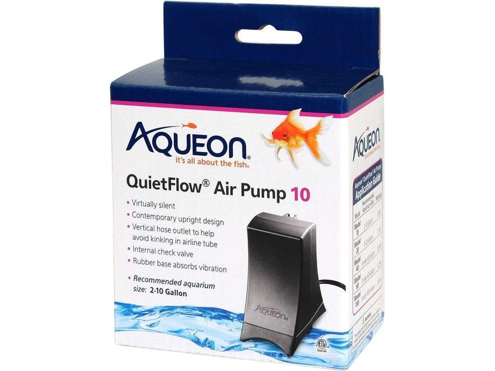 Aqueon QuietFlow Air Pump Black, 1ea/10
