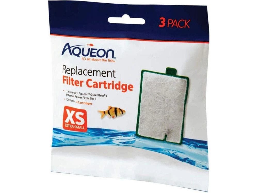 Aqueon Replacement Filter Cartridges, XS - 3pk