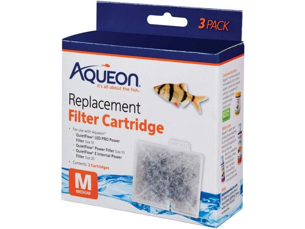 Aqueon Replacement Filter Cartridges, Medium - 3 pk