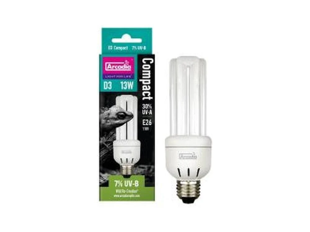 Arcadia D3 7% UVB Compact Bulb - 13W