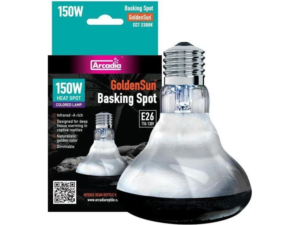 Arcadia GoldenSun Basking Spot Heater - 150 Watt