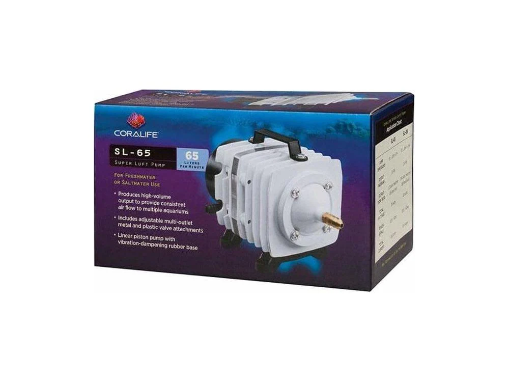 Coralife SL-65 Super Luft Air Pump White, 1ea