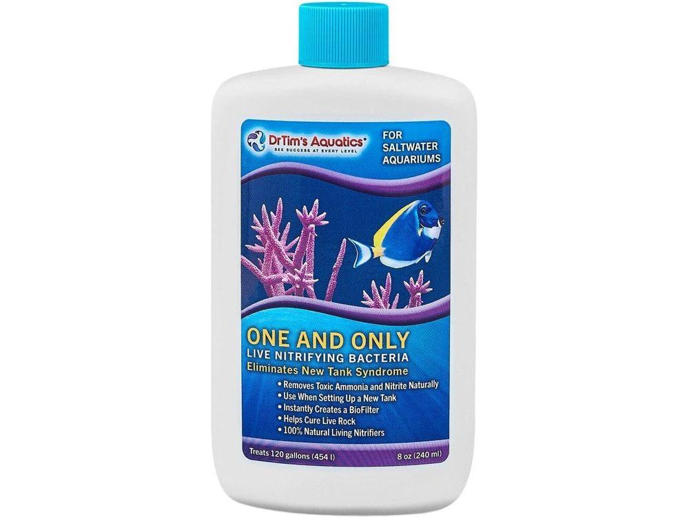 Dr. Tim's Aquatics One & Only Live Nitrifying Bacteria for Saltwater Aquariums 1ea/8 fl oz