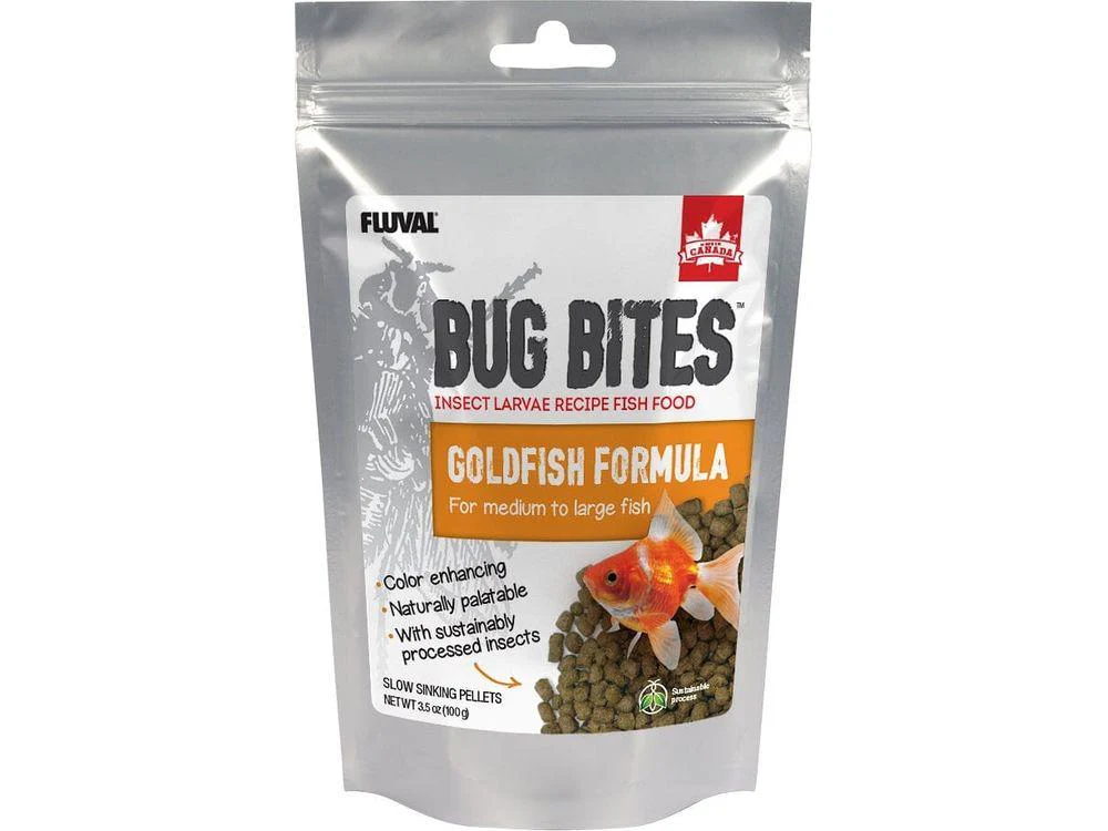 Fluval Bug Bites Goldfish Pellets 3.53oz