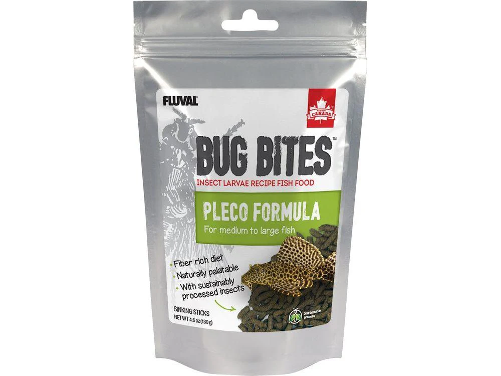Fluval Bug Bites BottFeeder Sticks Pleco 4.59oz