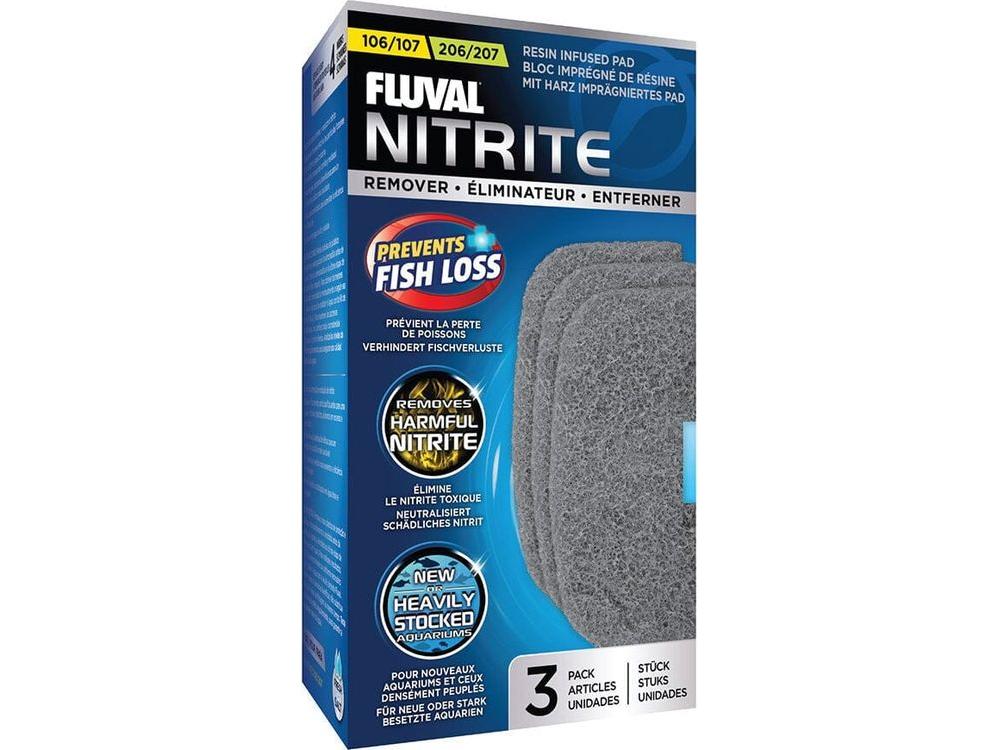 Fluval 106/107/206/207 Nitrate Remover Pad, 3pk