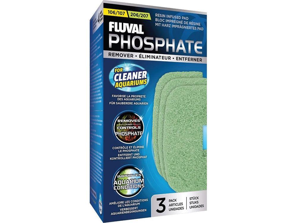 Fluval 106/107/206/207 Phosphate Remover Pad, 3pk