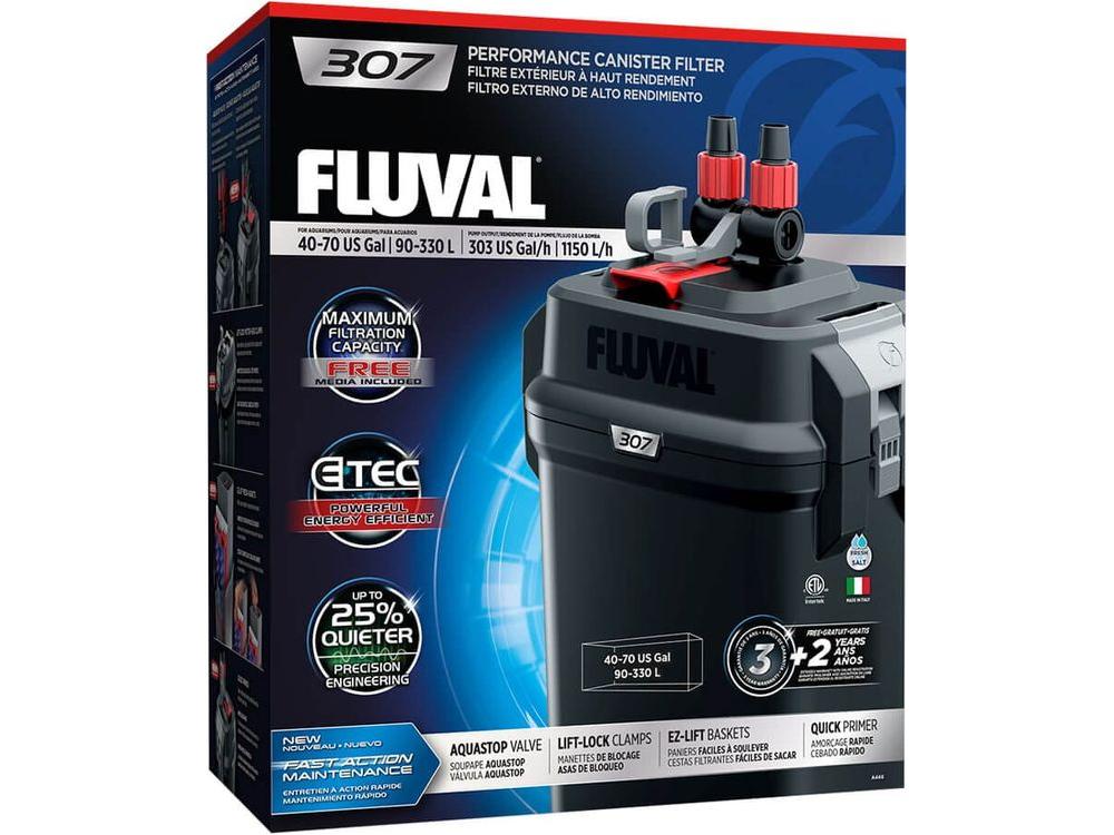 Fluval 307 External Filter 120Vac, 60Hz (40-70 gal)