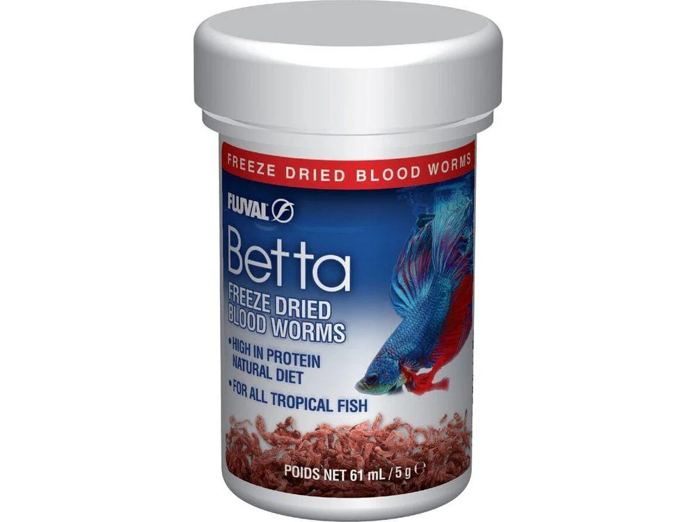 Fluval Betta Bloodworms - 5 g (0.18 oz)