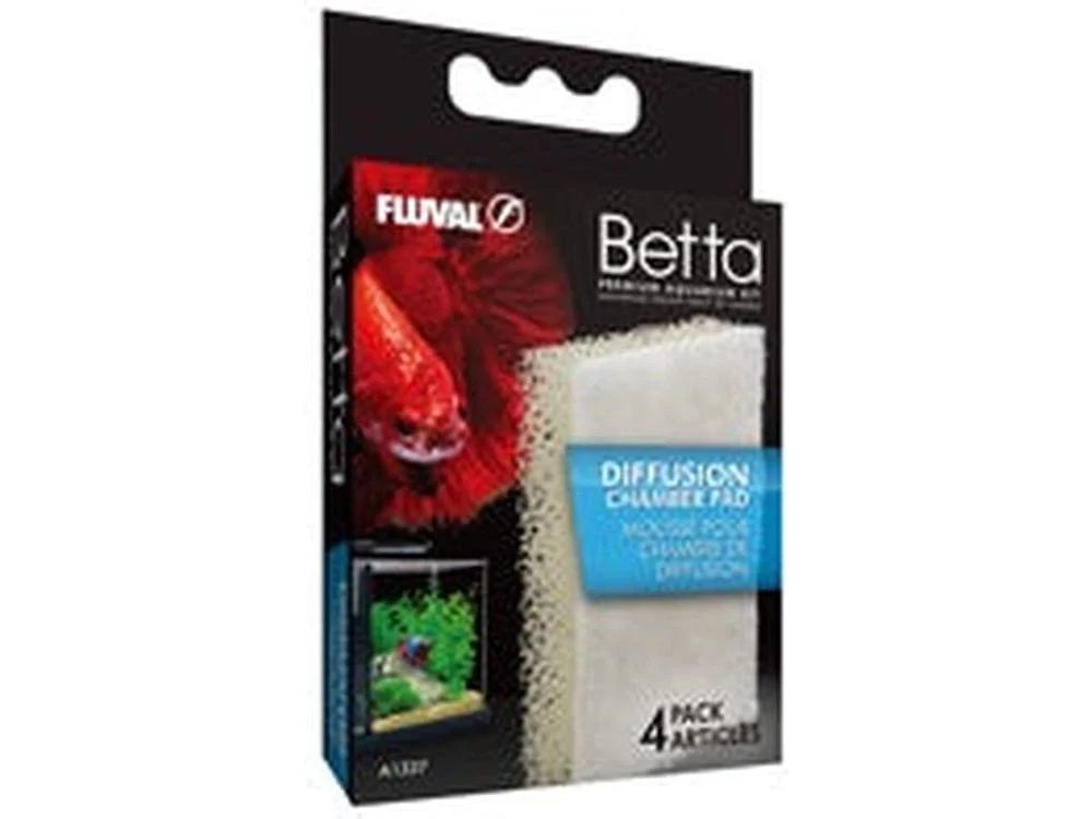 Fluval Betta Diffusion Chamber Pad, 4pk