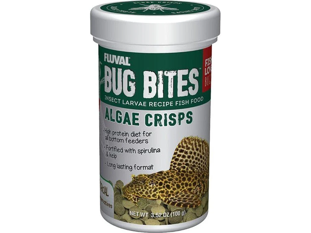 Fluval Bug Bites Algae Crisps 3.52oz