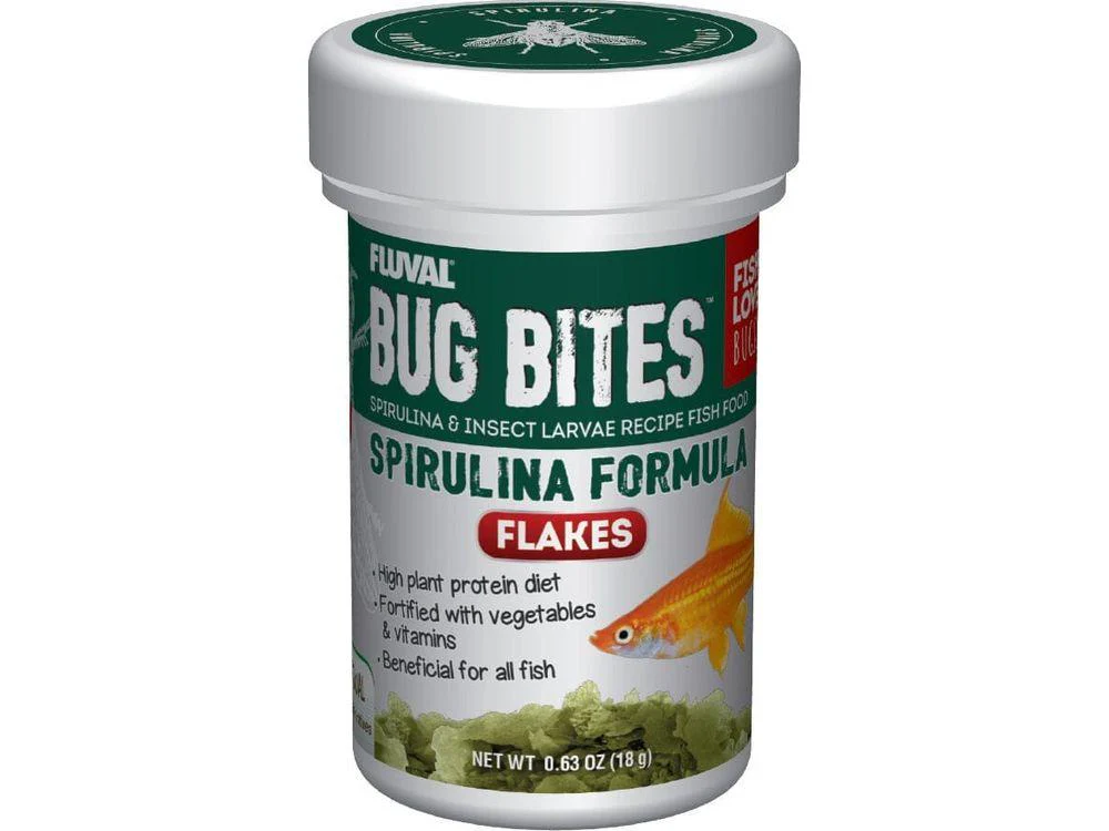 Fluval Bug Bites Spirulina Flakes 0.64oz