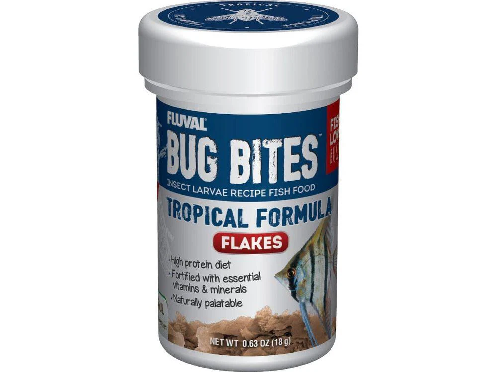 Fluval Bug Bites Tropical Flakes 0.63oz