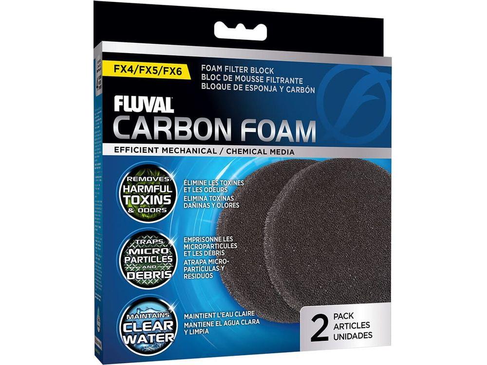 Fluval FX Series Carbon Foam Pad, 2pk