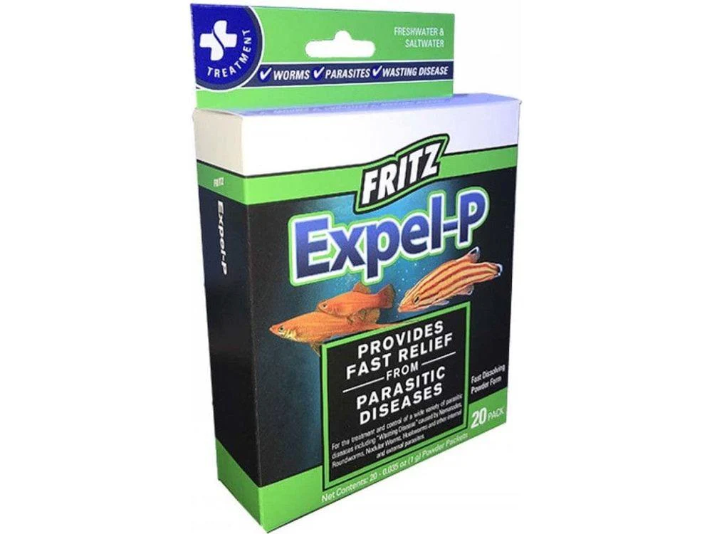 Fritz Expel-P Parasitic Fish Medication 20 ct