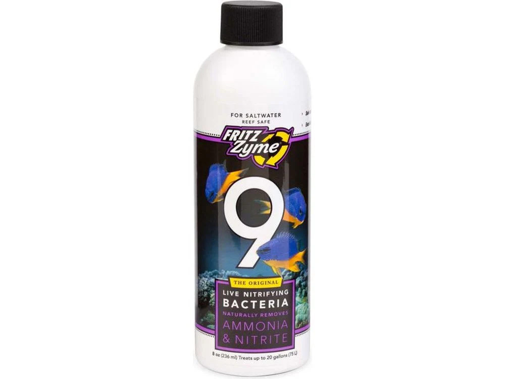 Fritz FritzZyme 9 Saltwater Live Nitrifying Bacteria 1ea/8 fl oz