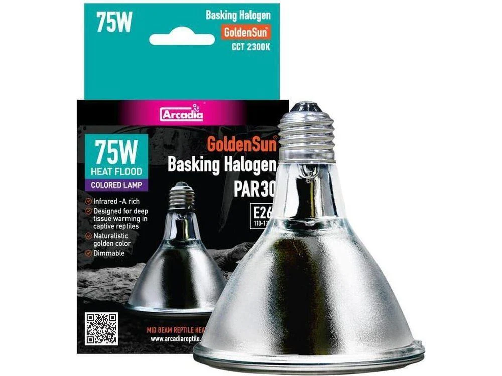 GoldenSun Basking Halogen Heater 75 Watt