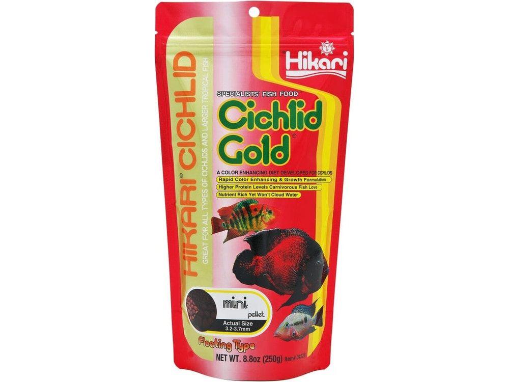 Hikari Cichlid Gold Mini Pellets Fish Food 8.8oz