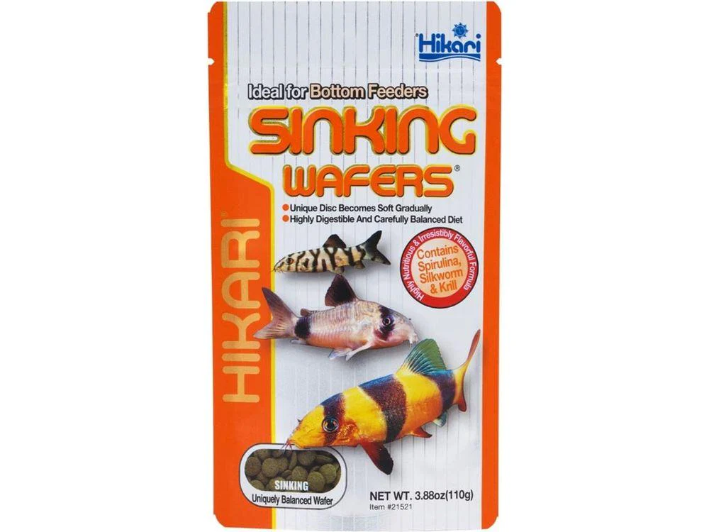 Hikari Sinking Wafers Rapidly Sinking Wafer Fish Food 3.88 oz