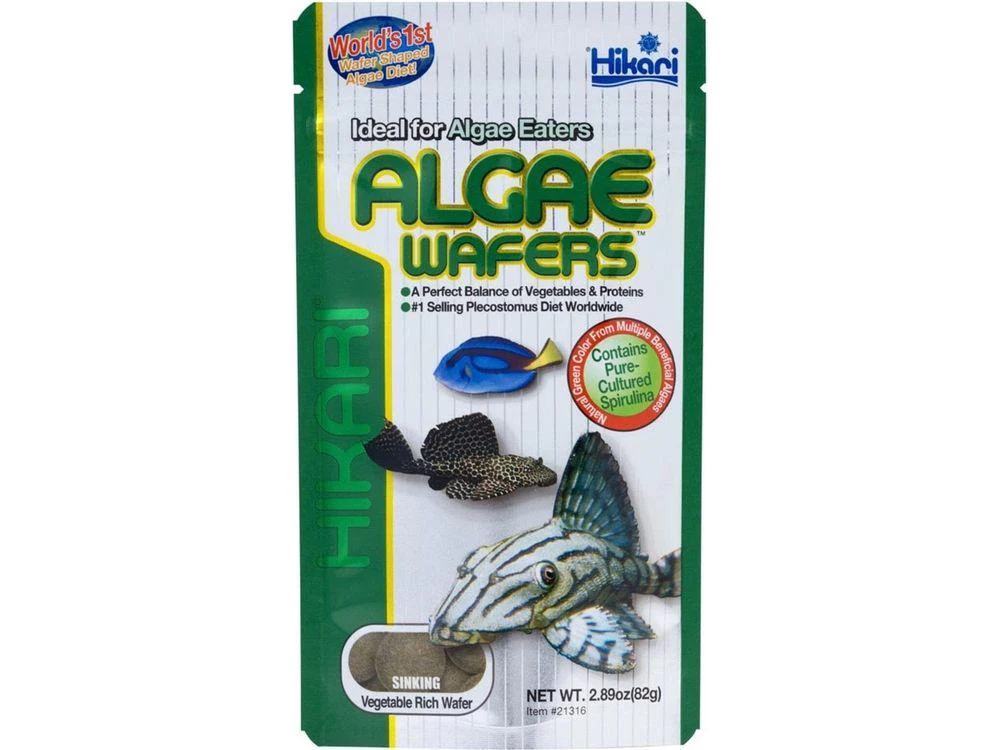 Hikari Algae Wafers Rapidly Sinking Wafer Fish Food 2.89 oz
