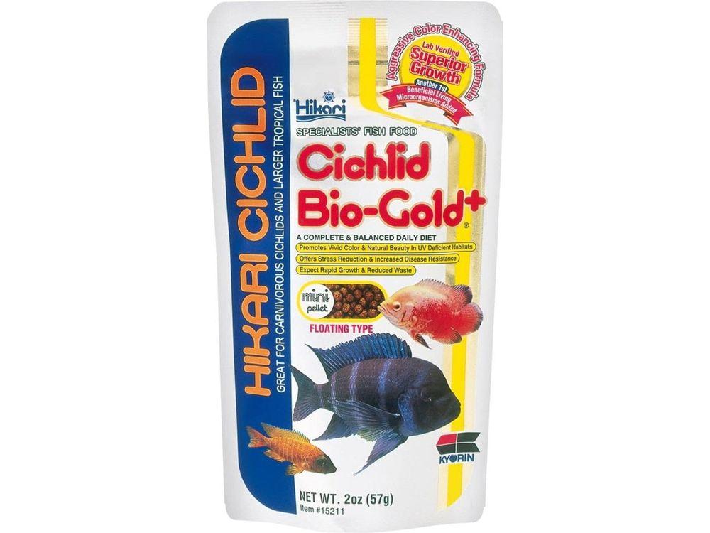 Hikari Cichlid BioGold+ Mini Pellet Fish Food 2 oz