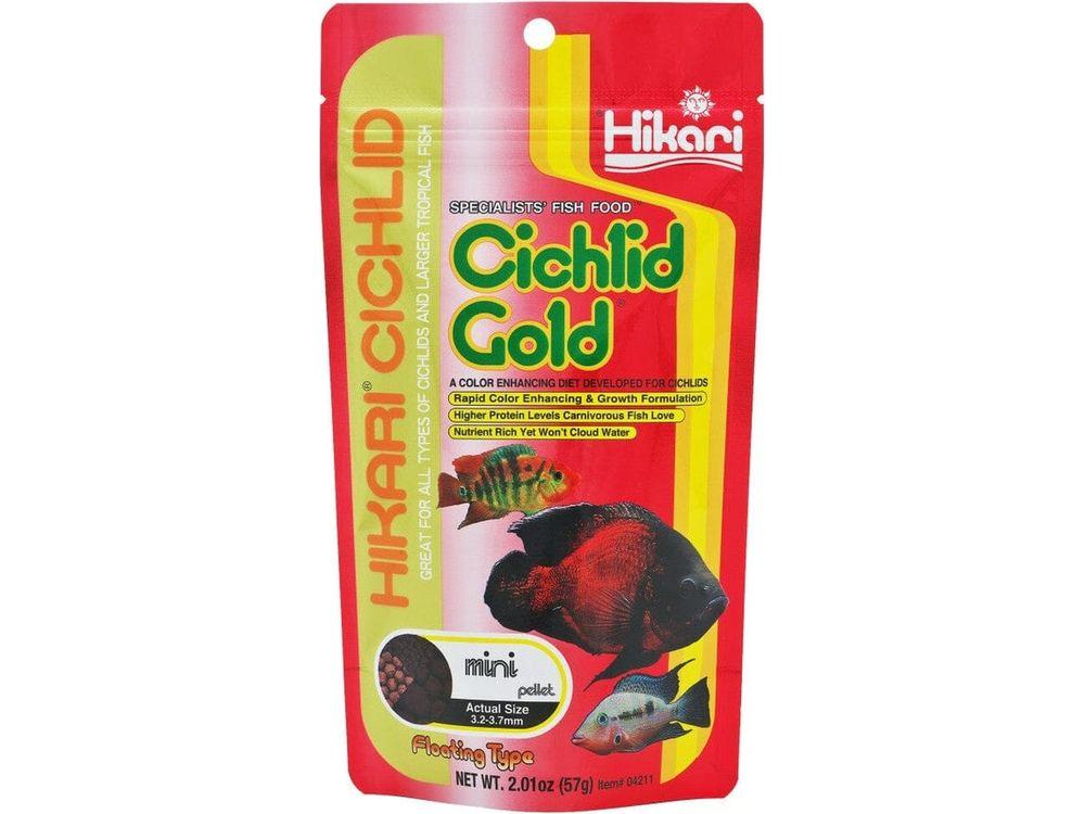 Hikari Cichlid Baby Gold Pellets Fish Food 2 oz
