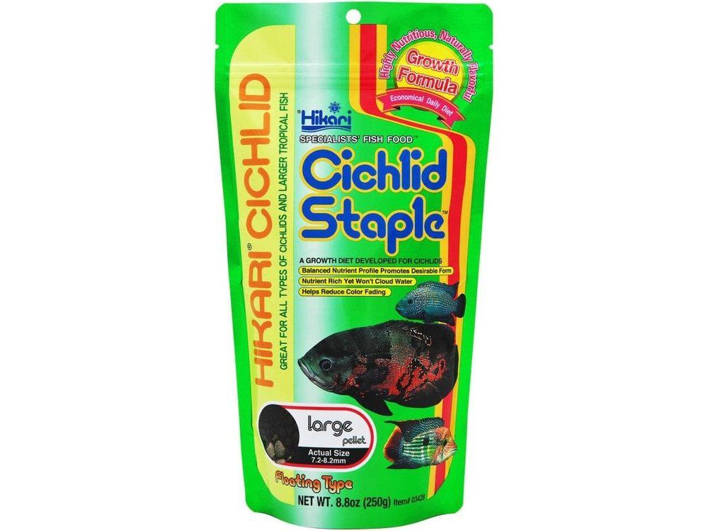 Hikari Cichlid Large Staple Pellets Fish Food 8.8 oz