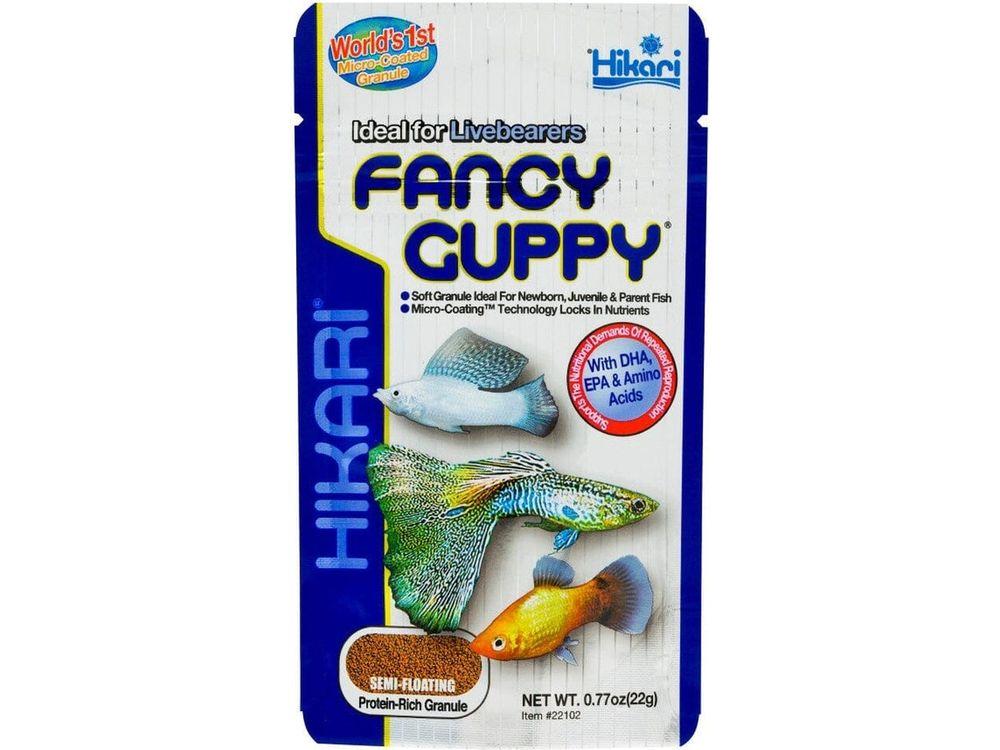Hikari Tropical Fancy Guppy Granules Fish Food 0.77 oz