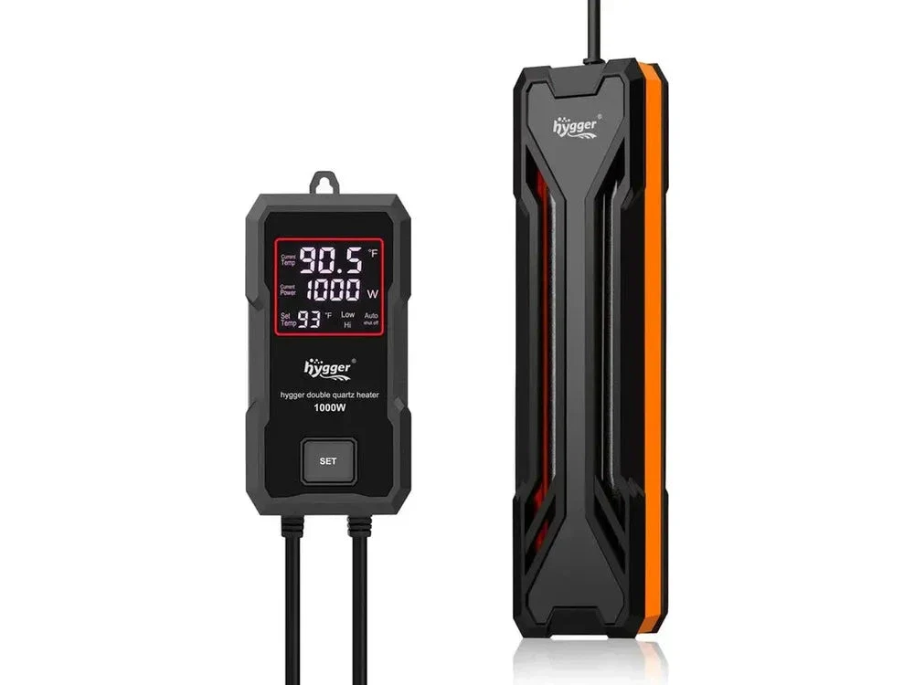 Hygger - Quartz Aquarium Heater with Digital LED Controller UUS-HG043-1000W - Image 2