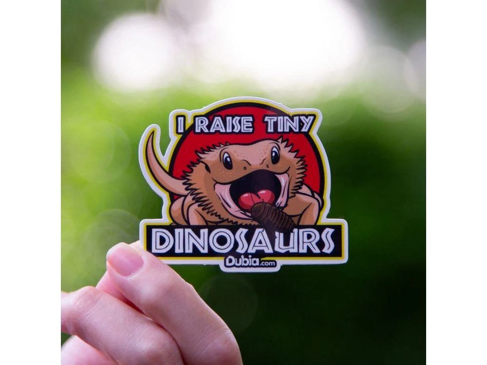 I Raise Tiny Dinosaurs Sticker - Image 2