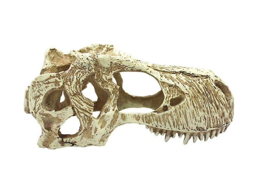 Komodo T-Rex Skull Reptile Hideout Tan LG