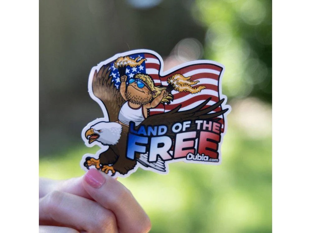Land of the Free Sticker - Image 2