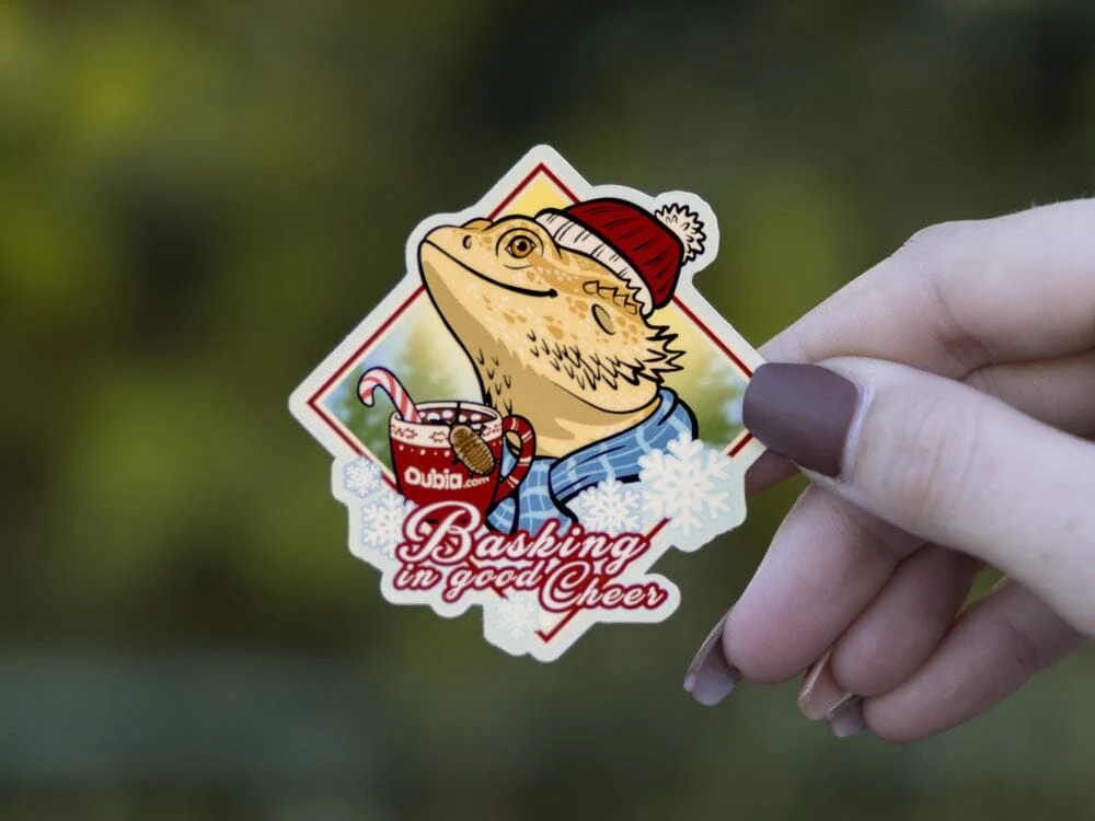Basking In Good Cheer Sticker
