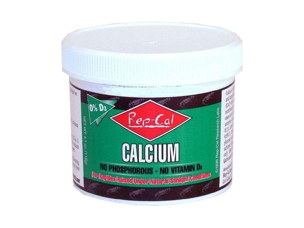 Rep-Cal Calcium Without Vitamin D3, 3.3oz (Green)
